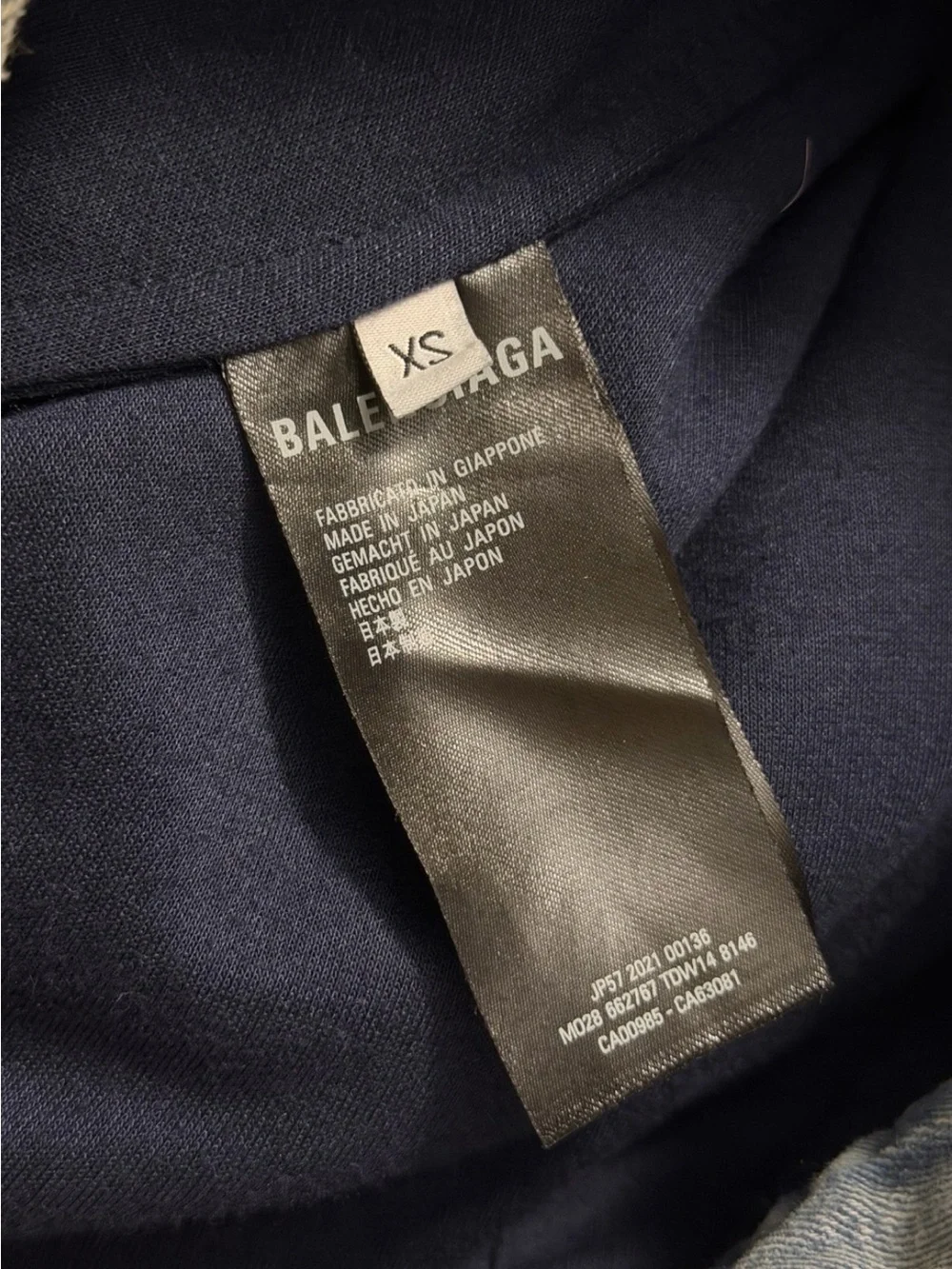 Balenciaga Super Destroyed Baggy Jeans Boxer Lining XS Light Wash - FW21